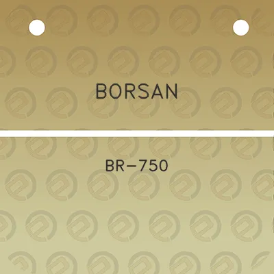 borsan-br-750