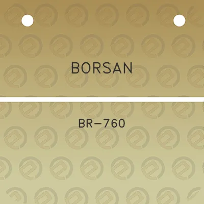 borsan-br-760