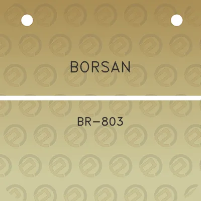 borsan-br-803