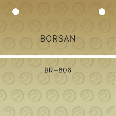 borsan-br-806