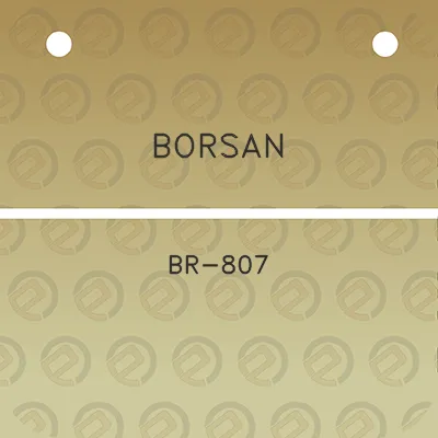 borsan-br-807