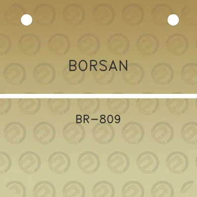 borsan-br-809