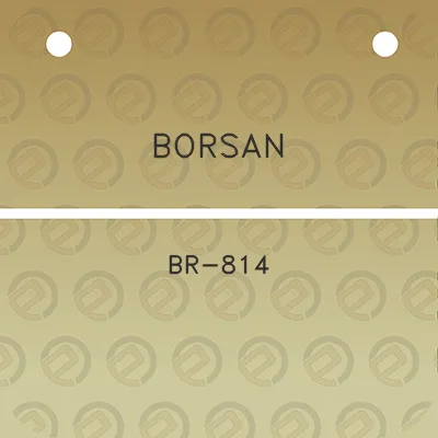 borsan-br-814