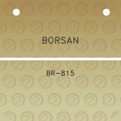 borsan-br-815