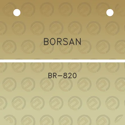 borsan-br-820