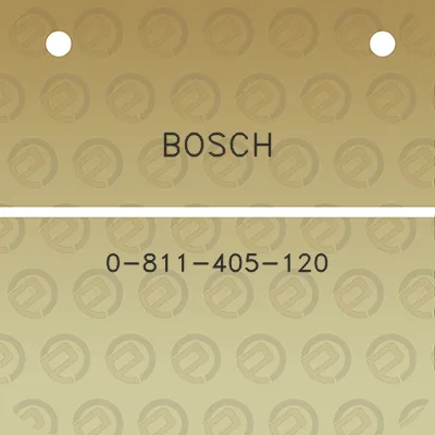 bosch-0-811-405-120