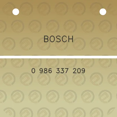 bosch-0-986-337-209