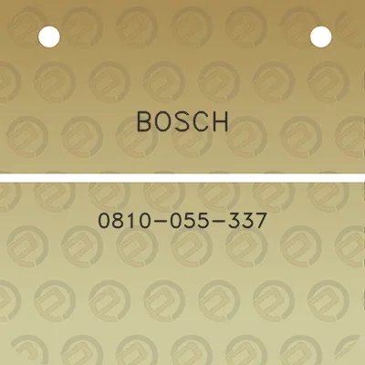 bosch-0810-055-337