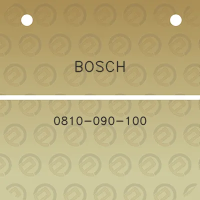 bosch-0810-090-100