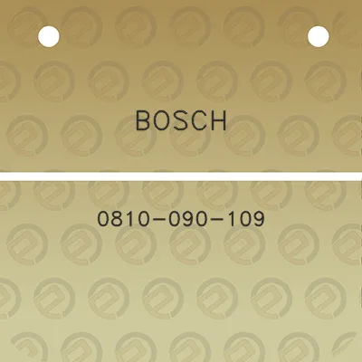 bosch-0810-090-109