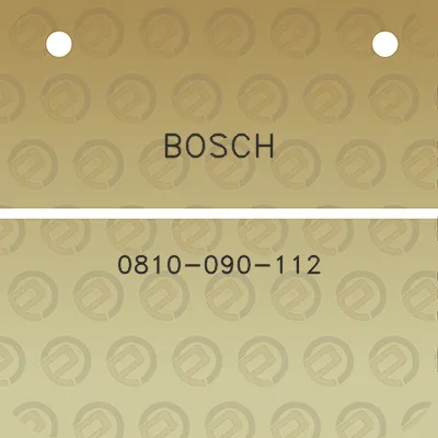 bosch-0810-090-112