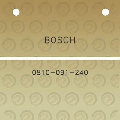 bosch-0810-091-240