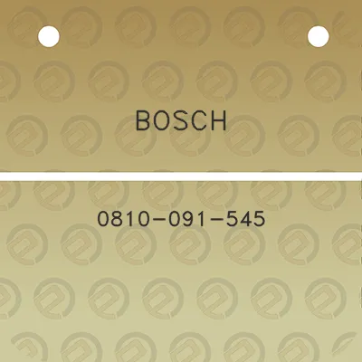 bosch-0810-091-545