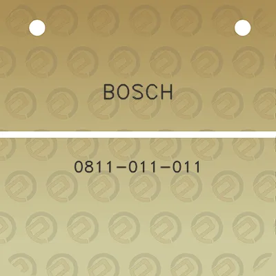 bosch-0811-011-011