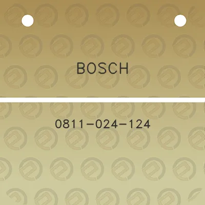 bosch-0811-024-124