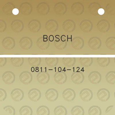 bosch-0811-104-124