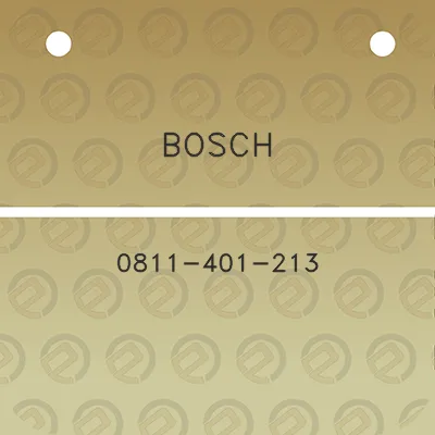 bosch-0811-401-213