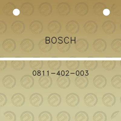 bosch-0811-402-003