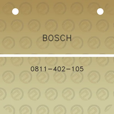 bosch-0811-402-105