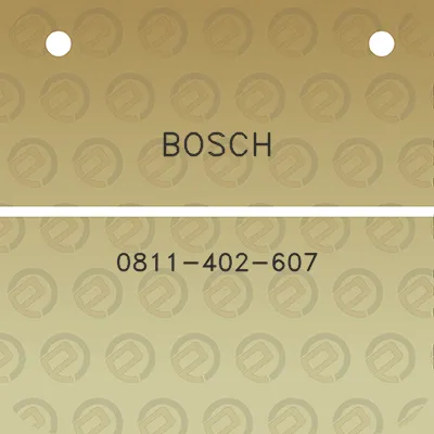 bosch-0811-402-607