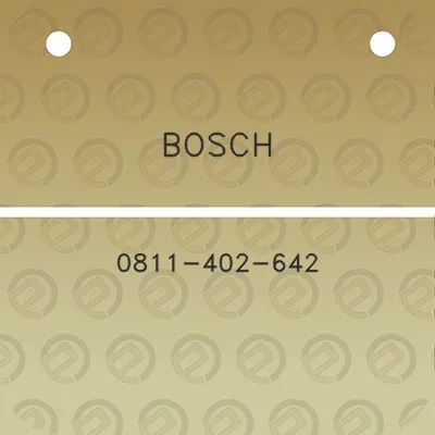 bosch-0811-402-642