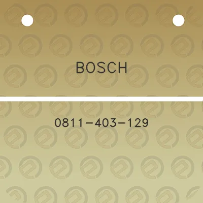 bosch-0811-403-129