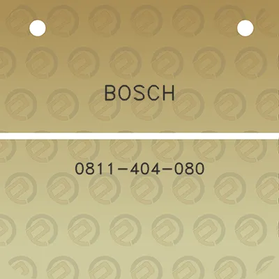 bosch-0811-404-080