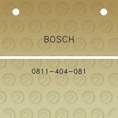 bosch-0811-404-081