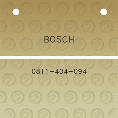 bosch-0811-404-094