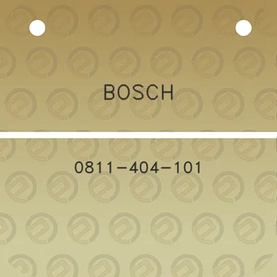 bosch-0811-404-101