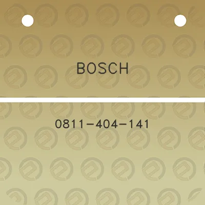 bosch-0811-404-141