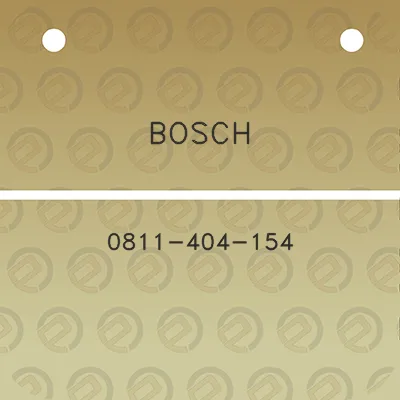 bosch-0811-404-154