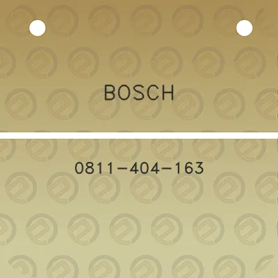 bosch-0811-404-163