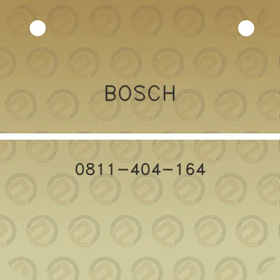 bosch-0811-404-164