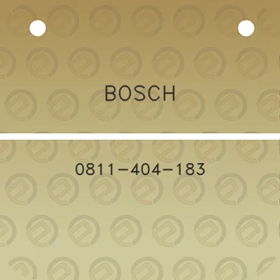 bosch-0811-404-183