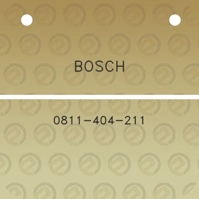 bosch-0811-404-211