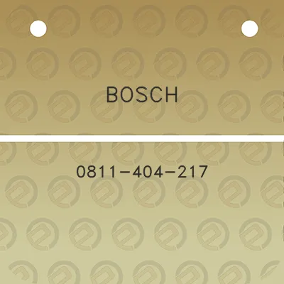 bosch-0811-404-217