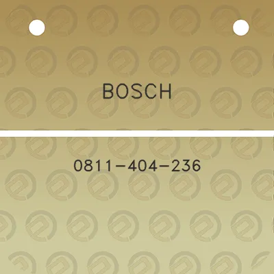 bosch-0811-404-236