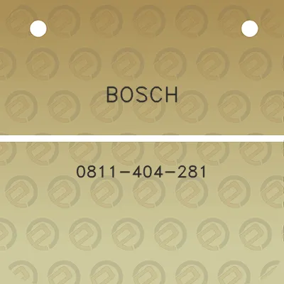 bosch-0811-404-281