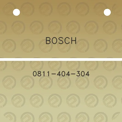 bosch-0811-404-304