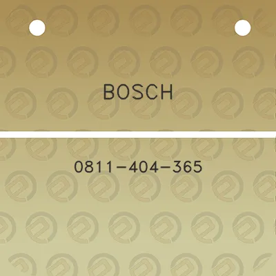 bosch-0811-404-365