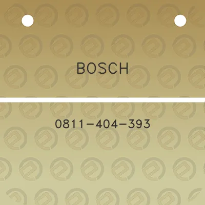 bosch-0811-404-393