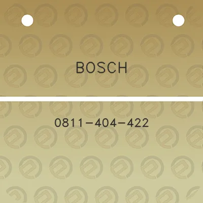 bosch-0811-404-422