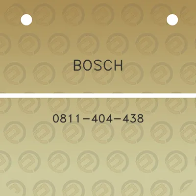 bosch-0811-404-438