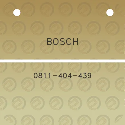 bosch-0811-404-439