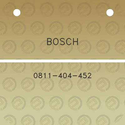 bosch-0811-404-452