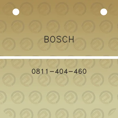 bosch-0811-404-460