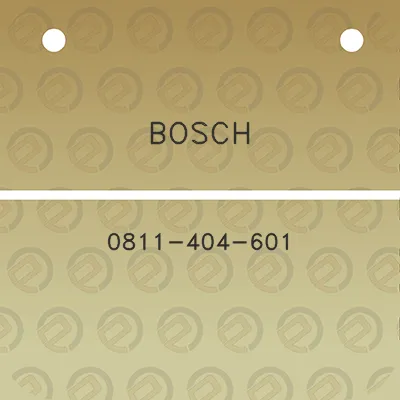 bosch-0811-404-601