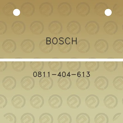 bosch-0811-404-613