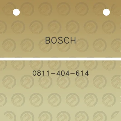 bosch-0811-404-614